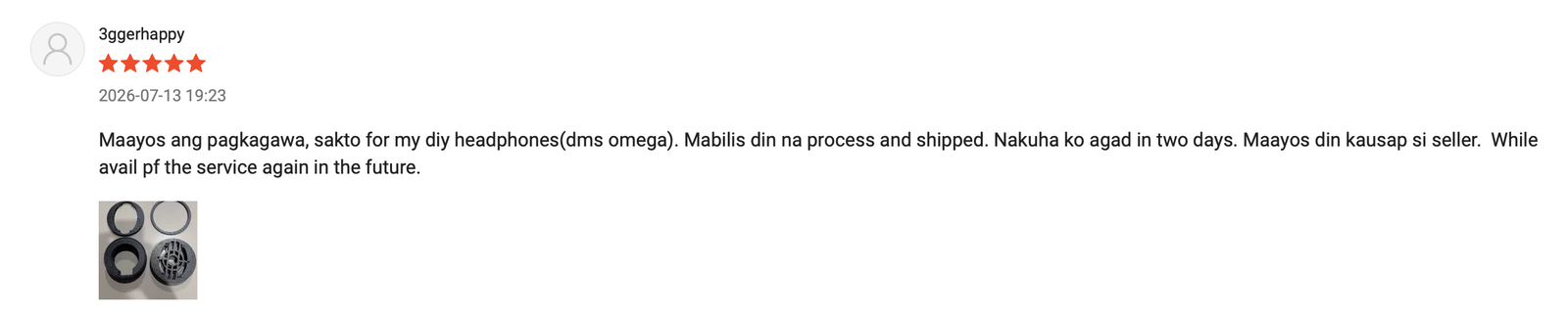Customer feedback screenshot 11 from Shopee