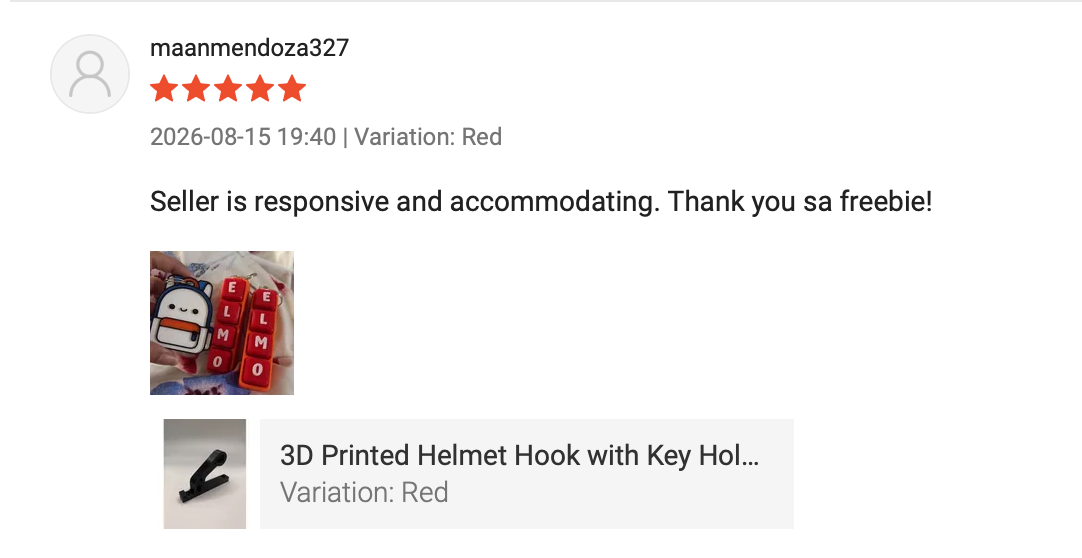 Customer feedback screenshot 9 from Shopee